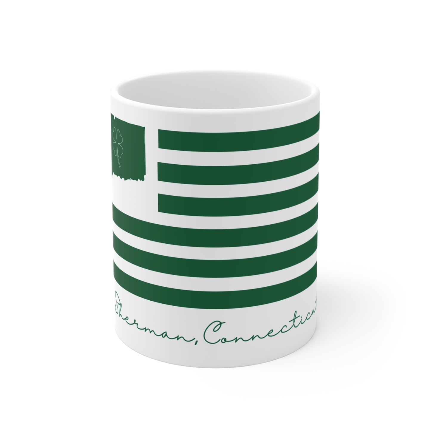 Sherman Connecticut St. Patrick’s Day Flag Mug 11oz