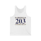 Fairfield 203 Connecticut Unisex Jersey Tank Top