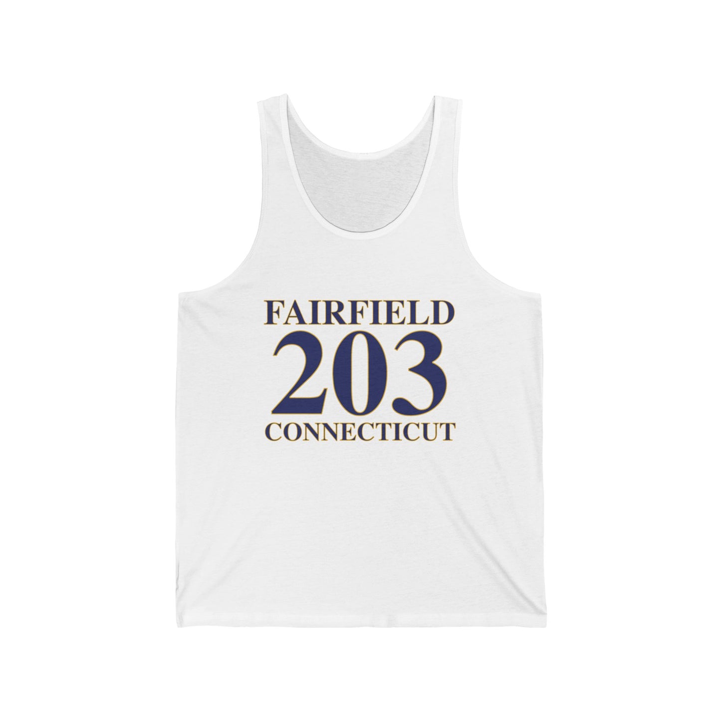 Fairfield 203 Connecticut Unisex Jersey Tank Top