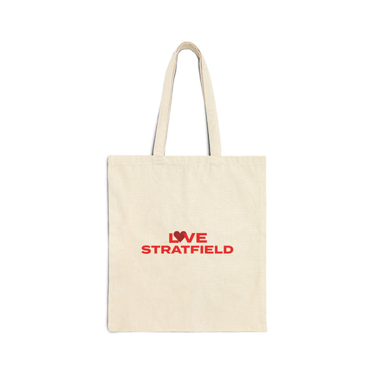 Love Stratfield Cotton Canvas Tote Bag