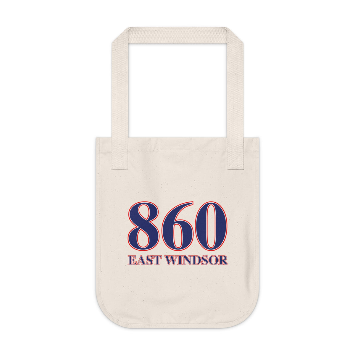 860 East Windsor Red, White & Blue Organic Canvas Tote Bag