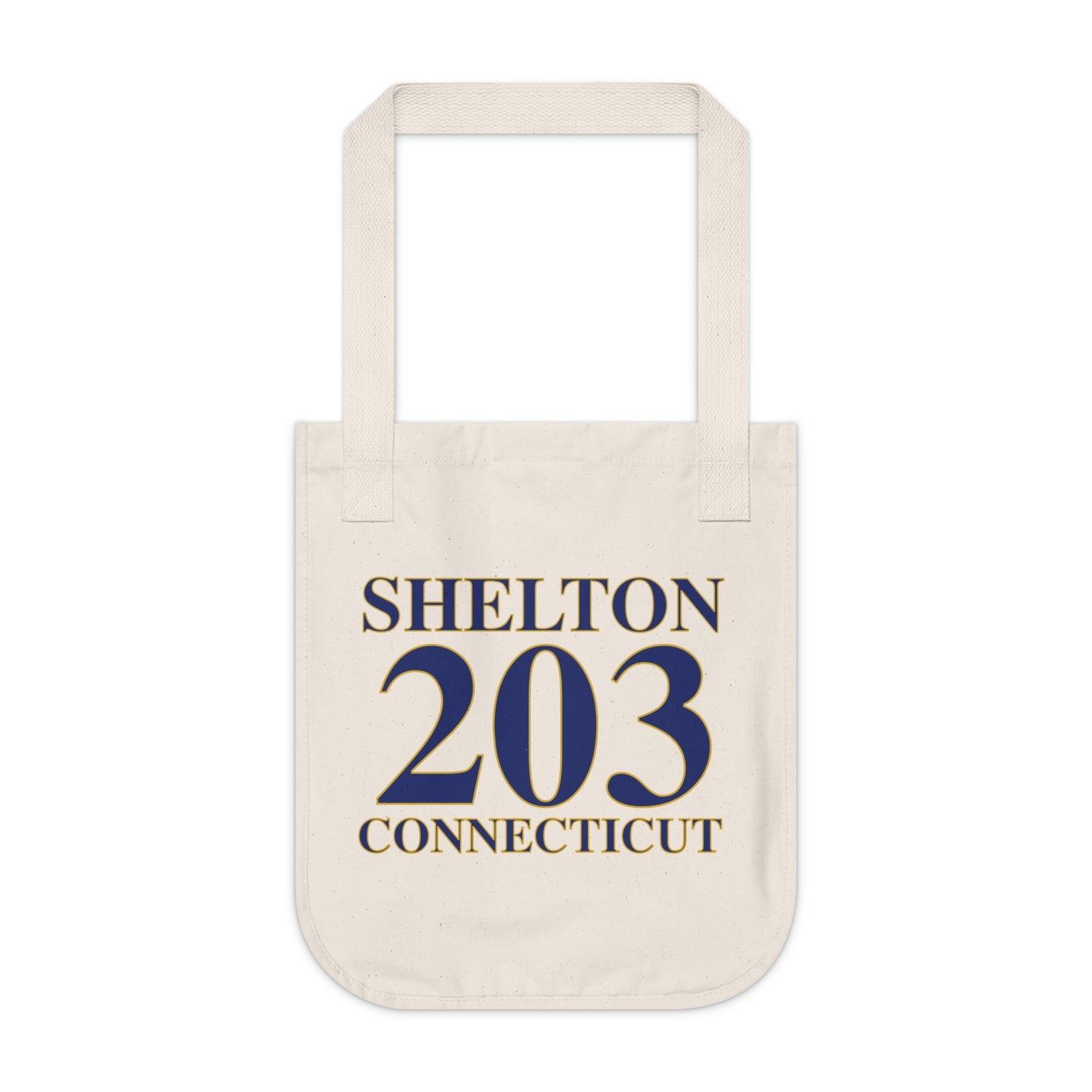 Shelton 203 Connecticut Organic Canvas Tote Bag