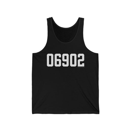 06902 Stamford CT Zip Code Unisex Jersey Tank Top Shirt