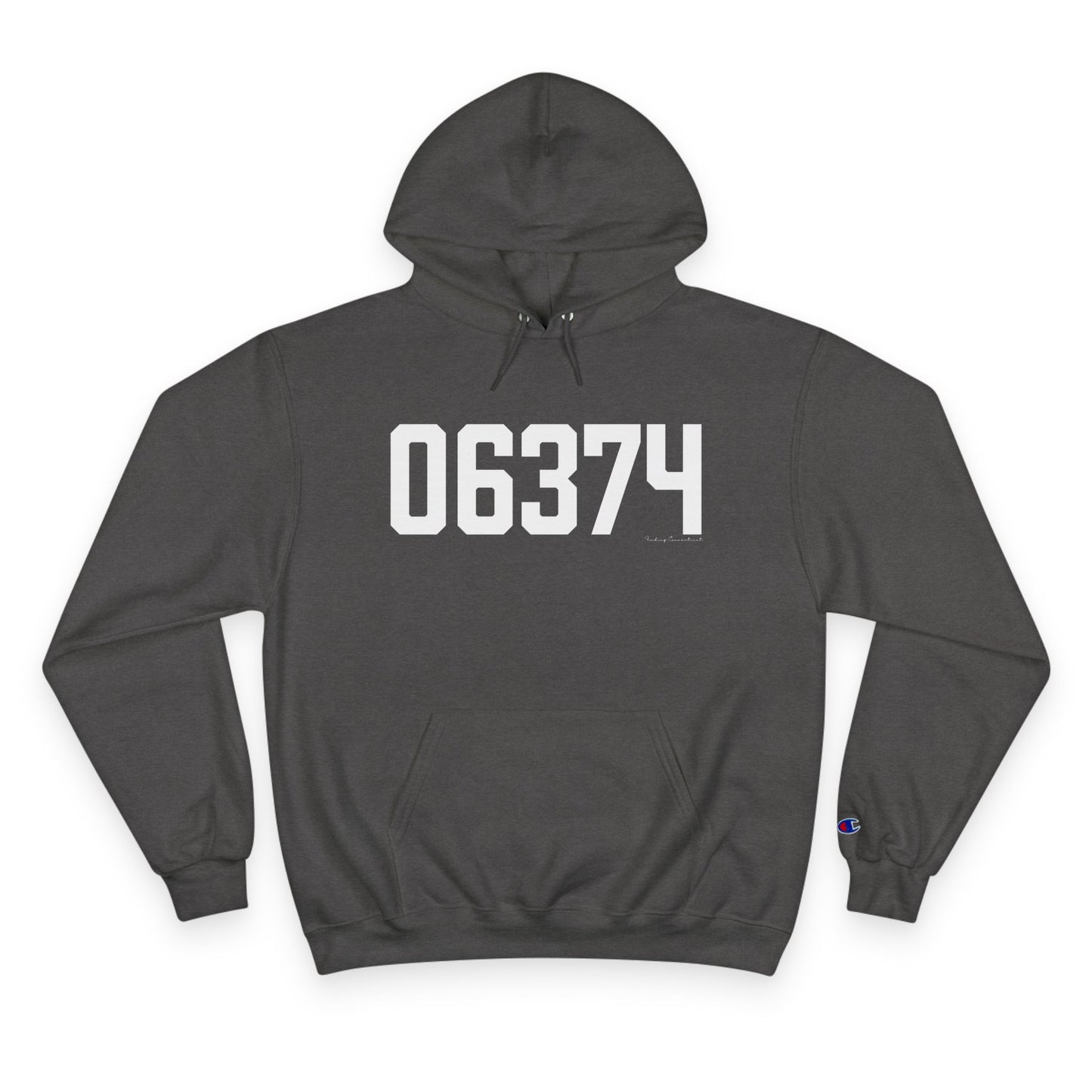 06374 Plainfield CT Zip Code Champion Hoodie