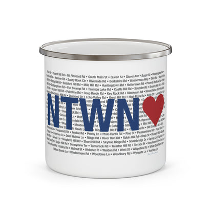 Newtown Love Enamel Camping Mug