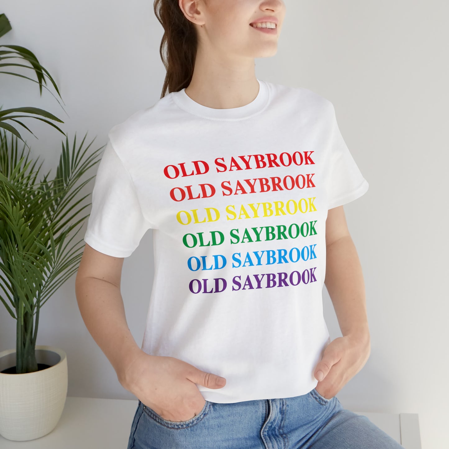 Old Saybrook Pride Unisex Jersey Short Sleeve T-Shirt