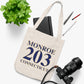 Monroe 203 Connecticut Organic Canvas Tote Bag