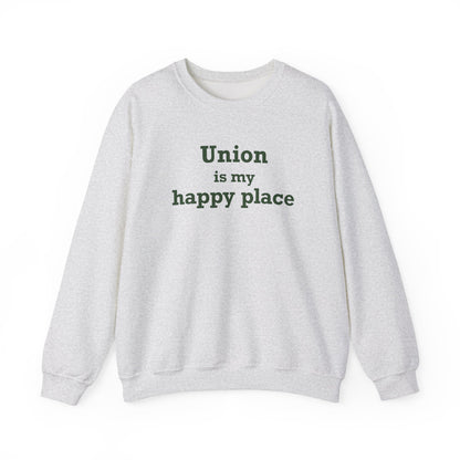 Union is My Happy Place Unisex Heavy Blend™ Crewneck Sweatshirt