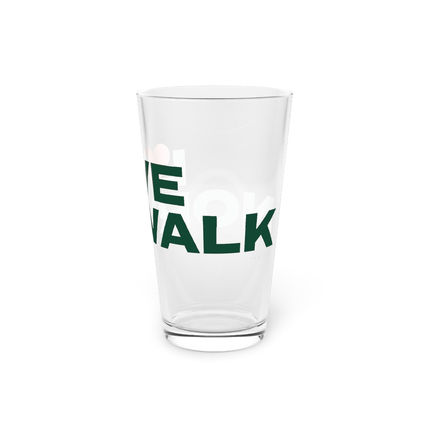 Love Norwalk Pint Glass, 16oz