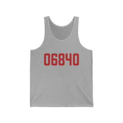 06840 New Canaan Connecticut Zip Code Unisex Jersey Tank Top