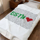 Easton Love Velveteen Plush Blanket