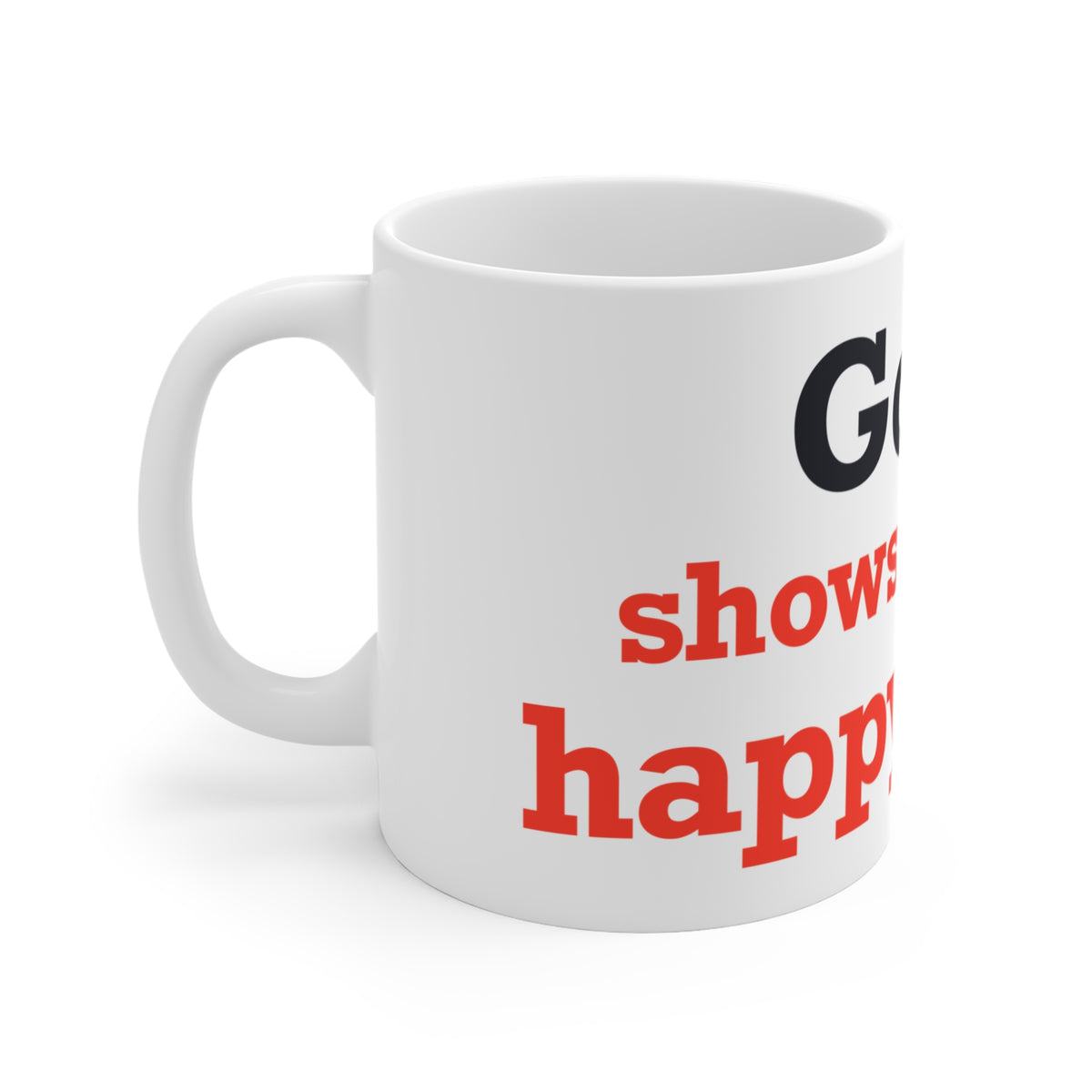 Goose Shows Are My Happy Place - Blue & Orange Mug 11oz