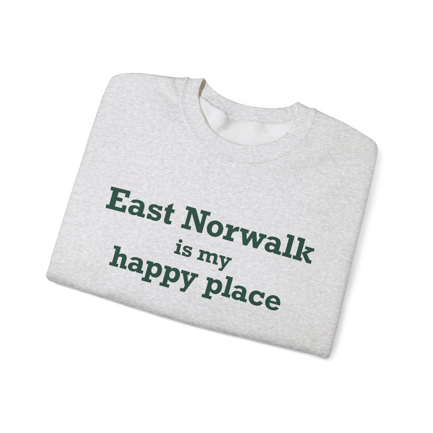 East Norwalk is My Happy Place  Unisex Heavy Blend™ Crewneck Sweatshirt