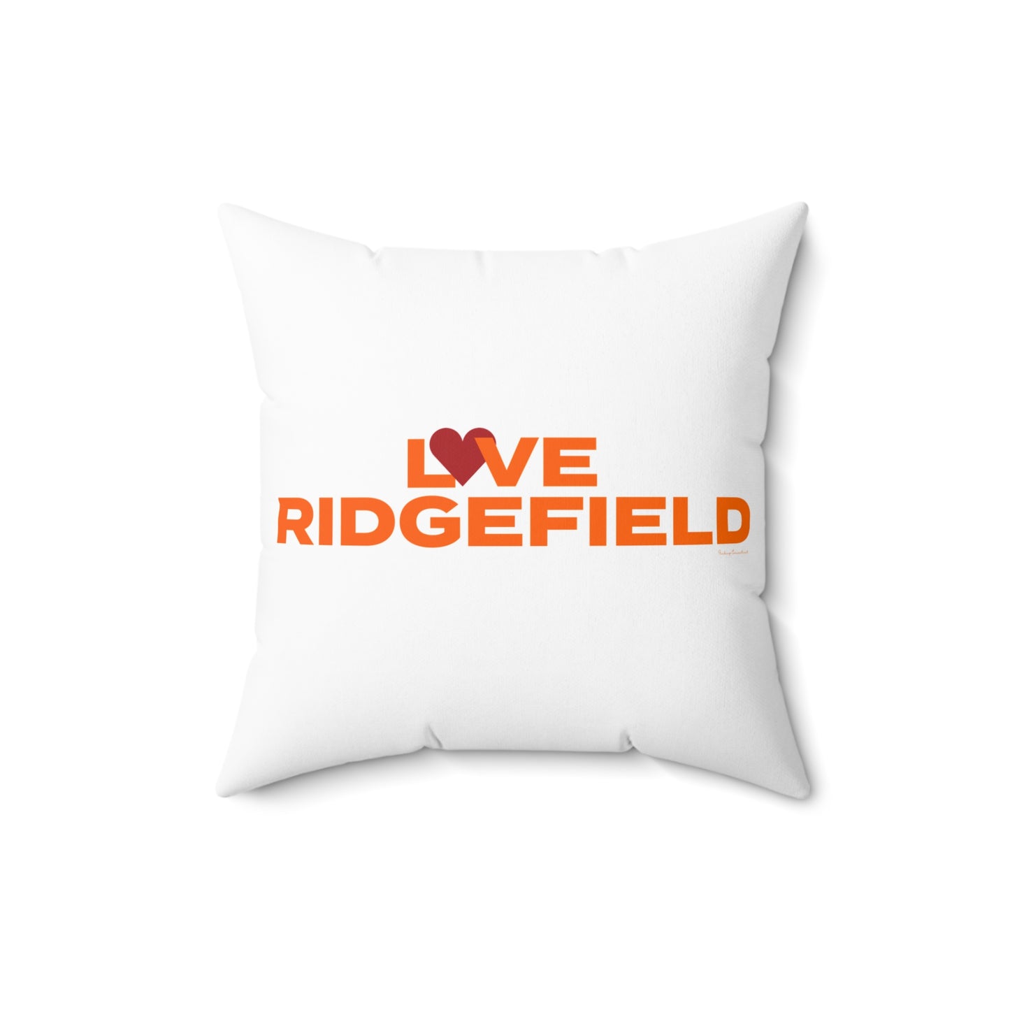Love Ridgefield Spun Polyester Square Pillow