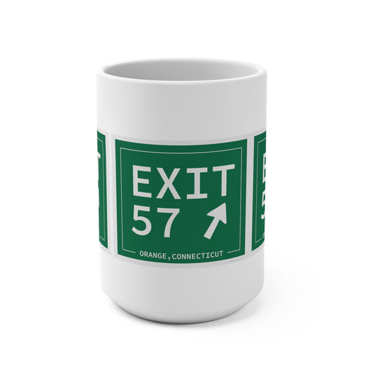 Vintage Exit 57 WCP Sign Mug 15oz