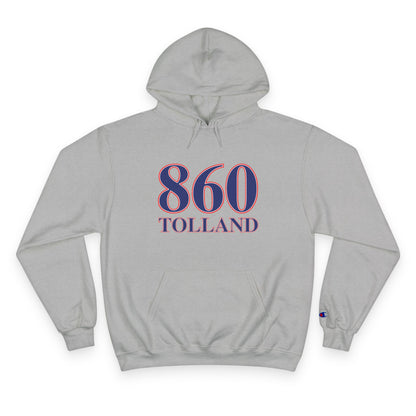 860 Tolland Red White & Blue Champion Hoodie