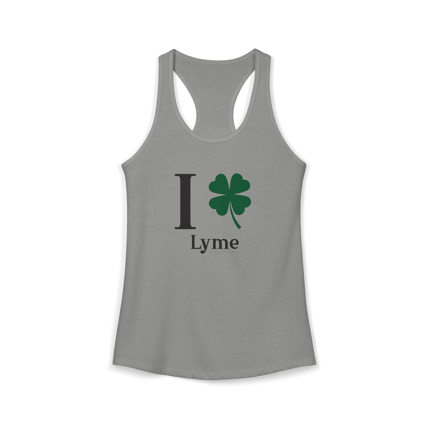 I Clover Lyme Women's Ideal Racerback Tank Top