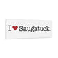 I Heart Saugatuck. Matte Canvas, Stretched, 1.25"