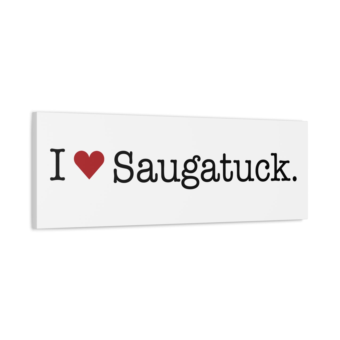 I Heart Saugatuck. Matte Canvas, Stretched, 1.25"