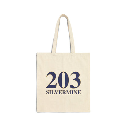 203 Silvermine Cotton Canvas Tote Bag