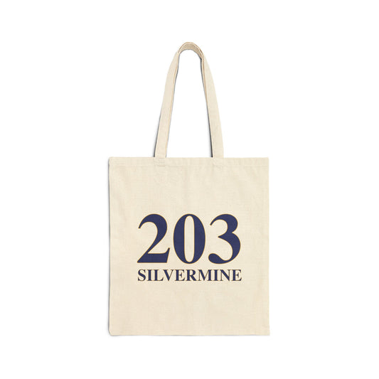 203 Silvermine Cotton Canvas Tote Bag