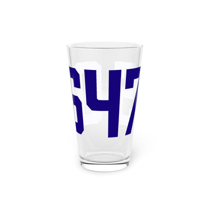 06475 Old Saybrook Connecticut Zip Code Pint Glass, 16oz