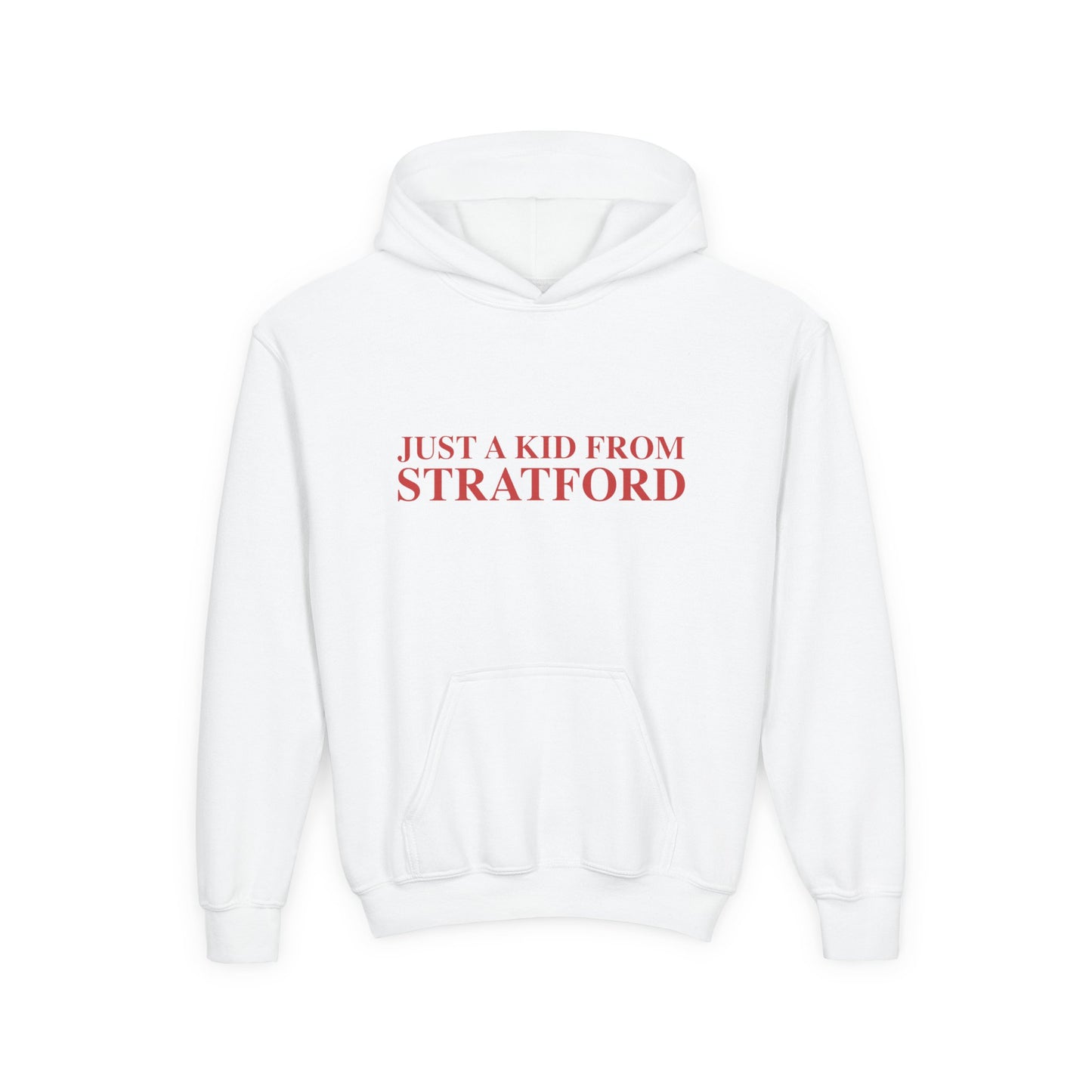 Just a kid from Stratford Youth Heavy Blend Hooded Sweatshirt