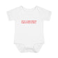 Just a kid from Greenfield Hill Infant Baby Rib Bodysuit