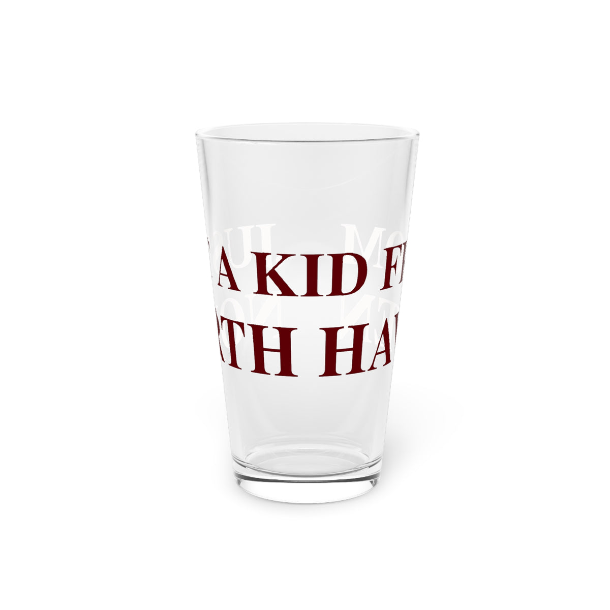 Just a kid from North Haven Pint Glass, 16oz