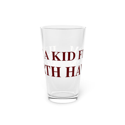 Just a kid from North Haven Pint Glass, 16oz