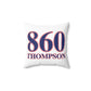 860 Thompson Red, White & Blue  Spun Polyester Square Pillow