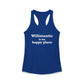 Willimantic is My Happy Place Women's Ideal Racerback Tank Top