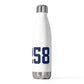 06258 Pomfret Connecticut Zip Code 20oz Insulated Bottle