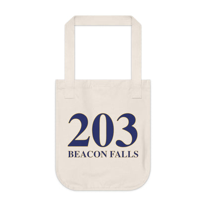 203 Beacon Falls Organic Canvas Tote Bag