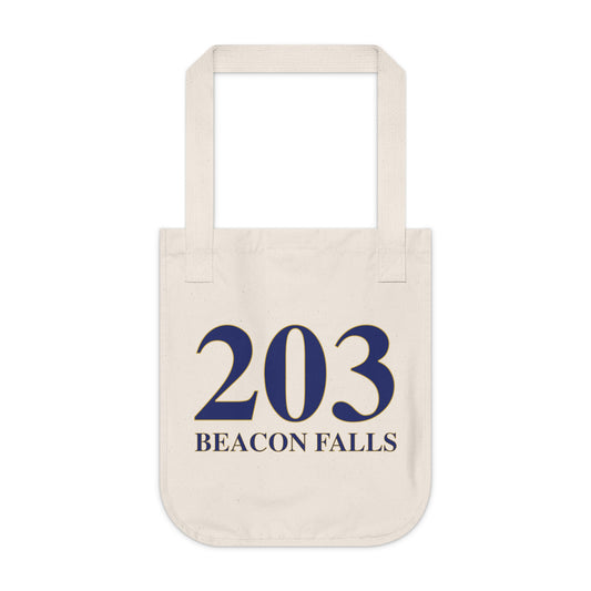 203 Beacon Falls Organic Canvas Tote Bag