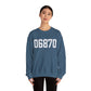 06870 - Greenwich CT Zip Code Unisex Heavy Blend™ Crewneck Sweatshirt