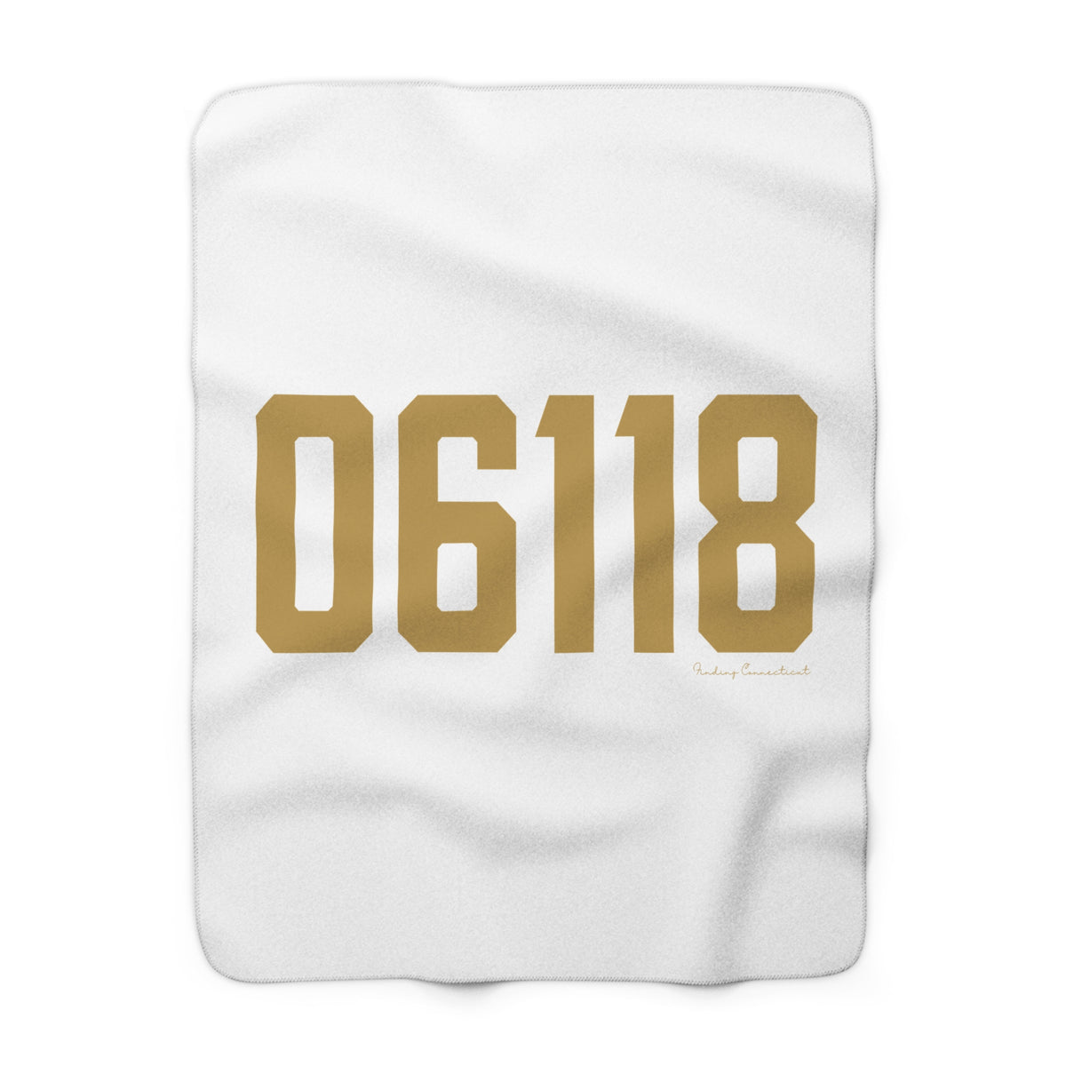 06118 East Hartford Connecticut Zip Code Sherpa  Fleece Blanket
