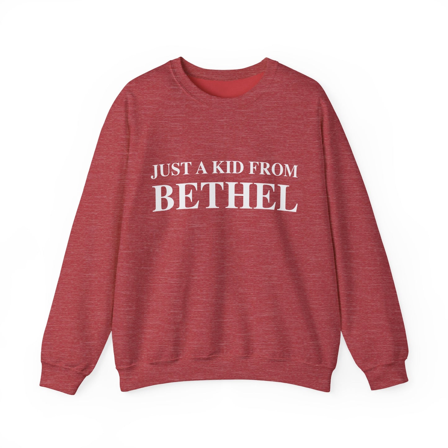Just a kid from Bethel Unisex Heavy Blend™ Crewneck Sweatshirt