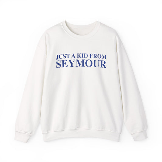Just a kid from Seymour Unisex Heavy Blend™ Crewneck Sweatshirt