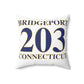 Bridgeport 203 Connecticut Spun Polyester Square Pillow
