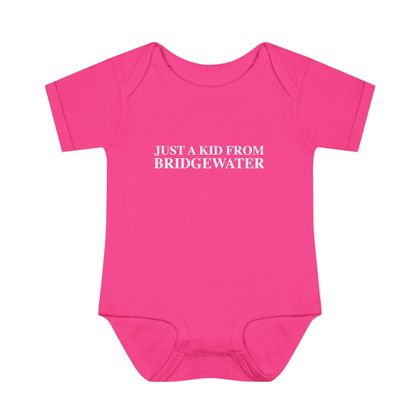Just a kid from Bridgewater Infant Baby Rib Bodysuit