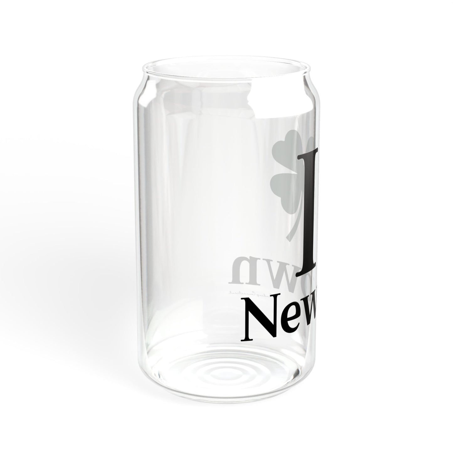 I Clover Newtown Sipper Glass, 16oz