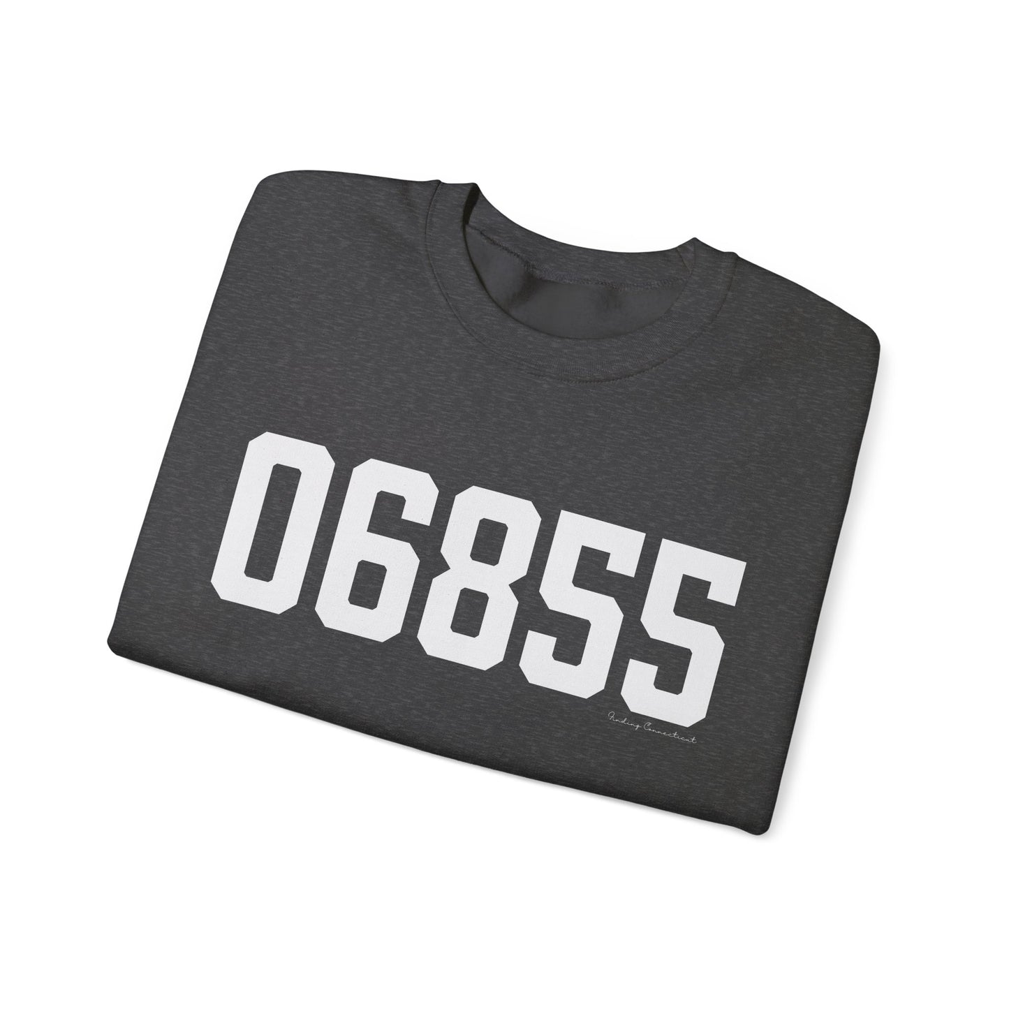 06855 Norwalk CT Zip Code Unisex Heavy Blend™ Crewneck Sweatshirt
