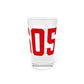 06605 Bridgeport Connecticut Zip Code Pint Glass, 16oz