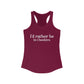 I'd rather be in Cheshire. Women's Ideal Racerback Tank
