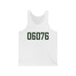 06076 Union Connecticut Zip Code Unisex Jersey Tank Top