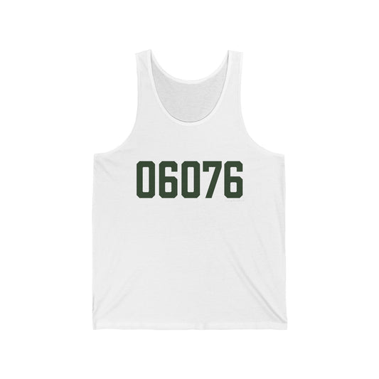 06076 Union Connecticut Zip Code Unisex Jersey Tank Top