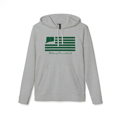 Bethany Connecticut St Patrick’s Day Flag adidas Unisex Fleece Hoodie