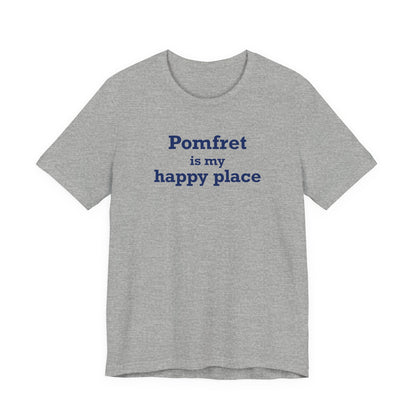 Pomfret is My Happy Place Unisex Jersey Short Sleeve T-Shirt