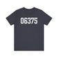 06375 - New London Connecticut Zip Code - Unisex Jersey Short Sleeve Tee